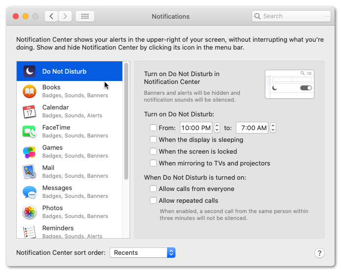 disable outlook for mac forward notification